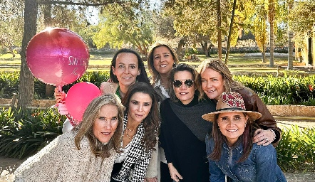  Claudia Quiroz, Lupita Mercado, Rocío de la Torre, Sandra Valle, Laura Monsech, Bea Bárcena y Elsa Félix.