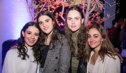  Daniela Navarro, Amalia Díaz, María Benavente y Jimena Díaz.