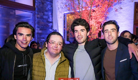  Jaime Ruiz, Esteban Pruneda, Héctor Mahbub y Alejandro Navarro.