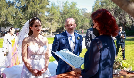  Boda Civil de Claudia Villasana y Santiago Villarreal.