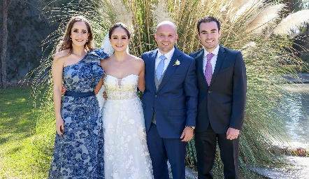  Daniela Mina, Claudia Villasana, Santiago Villarreal y Alejandro Mancilla.