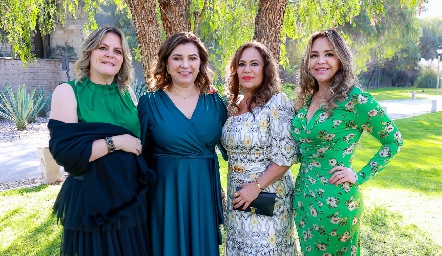  Martha Malo, Hilda Rodríguez, Malena Rubín de Celis y Gaby Serment.