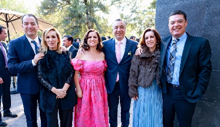  Eduardo González, María Elena Ávila, Claudia Ávila, Alejandro Villasana, Alejandra Ávila y José Antonio Gutiérrez.