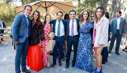  Javier Meade, Jessica Martín Alba, Sofía Torres, Alejandro Sanvela, Alejandro Mancilla, Daniela Mina y Adri de la Maza.