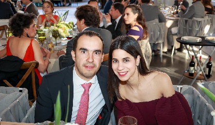  Alfonso Llamazares y Sylvia Medina.