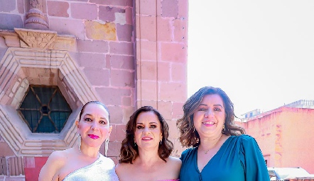  Gladys Villasana, Claudia Ávila e Hilda Rodríguez.