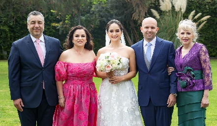  Alejandro Villasana, Claudia Ávila, Claudia Villasana, Santiago Villarreal y Rita Llamazares.