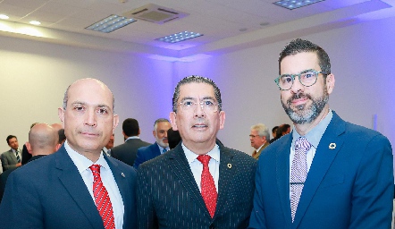  Nueva mesa directiva Jorge Alberto Guerra, Presidente Gerardo Bocard y Bernardo.