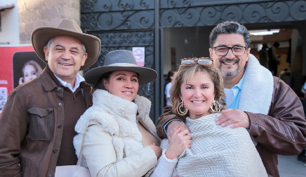  Ramón Díaz de León, Tere López, Ruth Pedraza y Víctor Manuel Rodríguez.