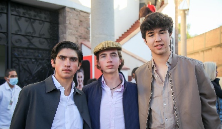  Jesús Conde, Eduardo Gómez y José María Abaroa.