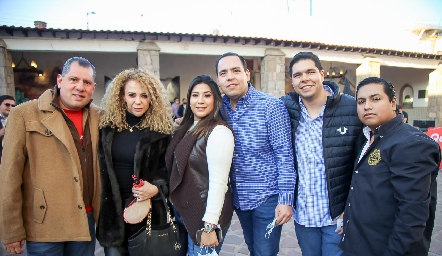  Salim Tame, Carla Saldierna, Carmen Lú Díaz, Bradish Payán, Yosef Payan y Aldo Ramírez.