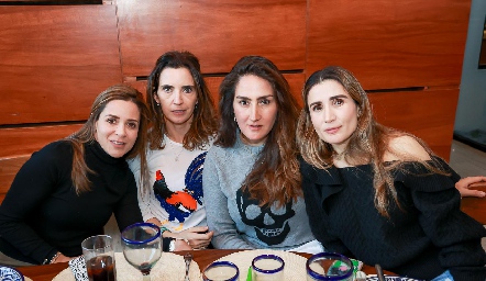  Vero Franco, Marisol de la Maza, Lorena Ortiz y Lourdes Lafuente.