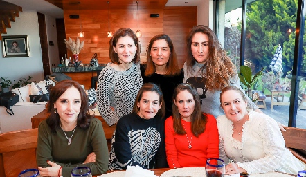  Paulina Vivanco, Lorena Torres, Lorena Ortiz, Sandra Aldrete, Rocío Subirana, Malena Zardain y Ariadni Stavros.