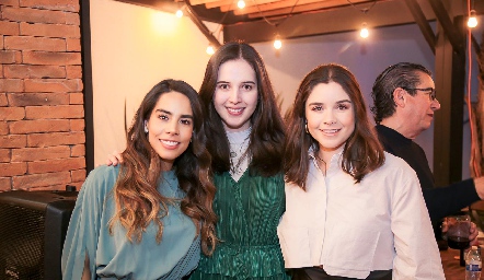  Alejandra Martínez, Renata Castillo y Paulina Estrada.