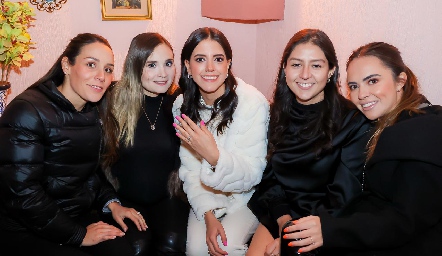  Ximena Castillo, Paulina Tello, Fer González, María José Mata y María José Valle.