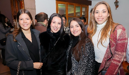  Male González, Gisela Escudero, Miriam González y María José Liceaga.