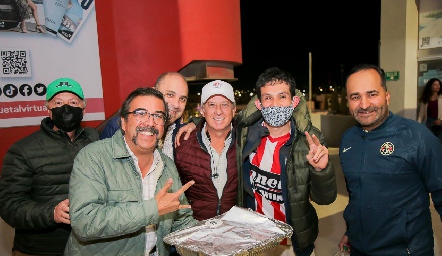  Jorge Meade, Gerardo Galván, Eduardo Nieto, Jorge Gómez y Germán Herrera.