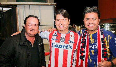  Fernando Torres, Carlos Siller y Víctor Cano.