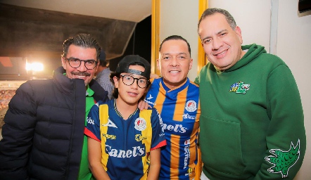  Guillermo Cárdenas, Elías, Jorge Ortiz y Jorge Ortiz.
