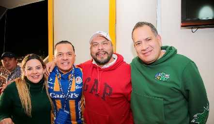  Ale Azuara, Elías, Luis Alejandro Alonso y Jorge Ortiz.
