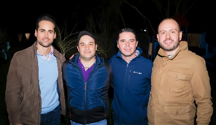  José Contreras, Mauricio Suárez, Miguel Álvarez y Gerardo Hernández.
