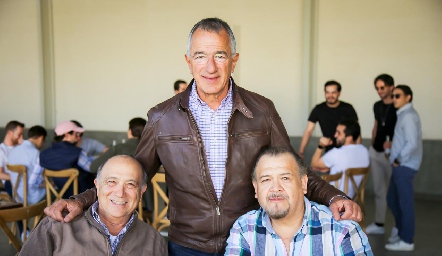  Guillermo Medlich, Janos Abud y Martín Guerrero.