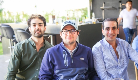  Roberto Abud, Rodrigo Palos y Carlos Chevaile.