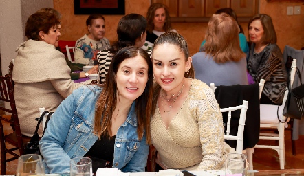  María Domínguez y María Claudia Barrera.