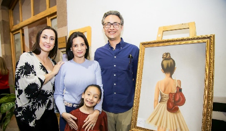  Fernanda Tovar, Adriana Dibildox, Ana Begoña Gutiérrez y Francisco Javier Gutiérrez.