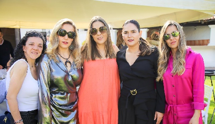  Ale Labastida, Mónica Torres, Pilar Allende, Ana Paula Valdés y Marcela Torres.