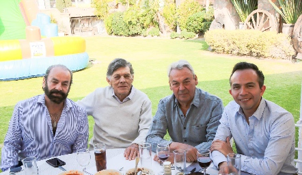  Oscar Torres, Javier Allende, Manuel Labastida y Gustavo Robledo.