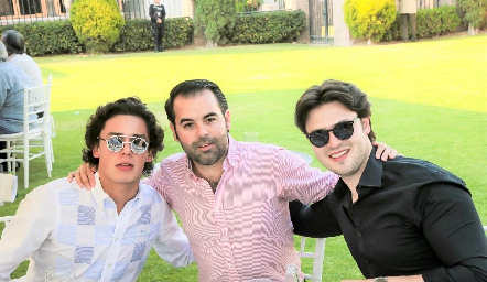  Juan Pablo Ruiz, Fernando Labastida y Pablo Labastida.