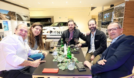  Paulino y Sofi Cavazos, Luis Mahbub, Rafael Olmos y Andrés Téllez.