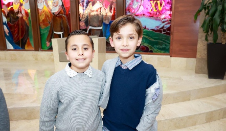  Javi y Santiago.