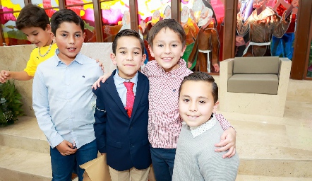  Fer, Alonso, Mateo y Javi.