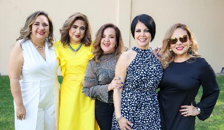  Sandra Cano, Anyul Martínez, Sara Favela, Zayra Ríos y Raquel Alvarez.