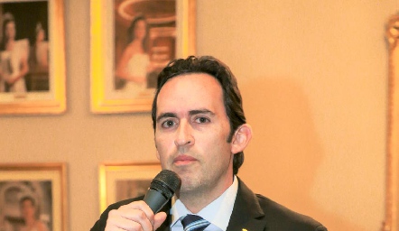  Edgardo Martínez, Presidente de la Sociedad Potosina La Lonja.