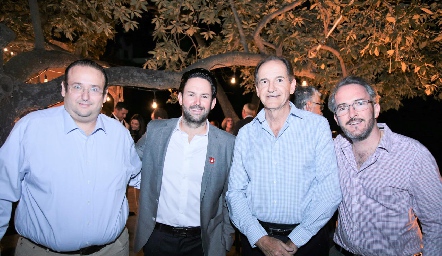  Jesús Díaz Infante, Alberto Rangel, Ricardo Gómez y Ernesto Martínez.