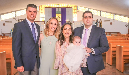  Santiago Labastida, Ángeles Mahbub, Sofía Mahbub, Alejandra Zepeda y José Carlos Mahbub.