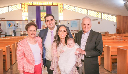  María de los Ángeles Flores, José Carlos Mahbub, Alejandra Zepeda, Sofía Mahbub y José Victoriano Martínez.
