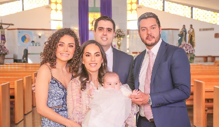  Paola Zepeda, Alejandra Zepeda, Sofía Mahbub, José Carlos Mahbub y Juan Carlos Magdaleno.