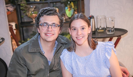 Aldo Martínez y Ale Morales.