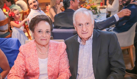  María de los Ángeles Flores y José Victoriano Martínez.