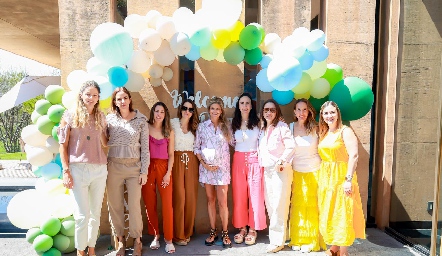  Marijó López, Ale Güemes, Cristina Barragán, Marcela Rivero, Lourdes López, Regina Ibáñez, María José Abaroa, Cristina Ortiz y Sandra Pérez.