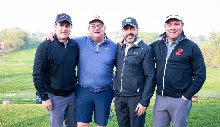  Güicho Fernández, Jacobo Payán, Gustavo Puente y Juan Benavente.