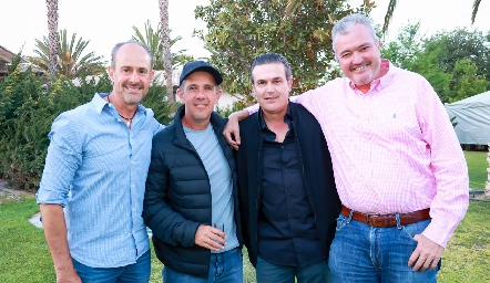  Gildo Gutiérrez, Eduardo Espinosa, Güicho Fernández y Juan Hernández.