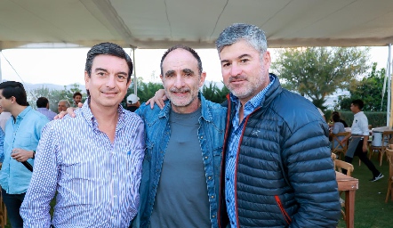  Oscar Silos, Juan Carlos Abaroa y Oscar Zermeño.