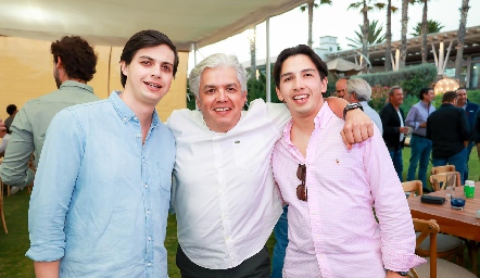  Patricio, Gerardo y Emilio Rodríguez.