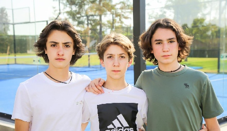  Emiliano Muñoz, Iñaki Ocejo y Pato Tapia.