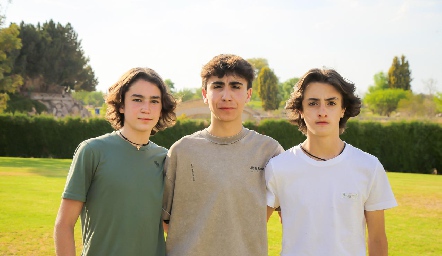  Pato Tapia, Rodrigo Abaroa y Emiliano Muñoz.